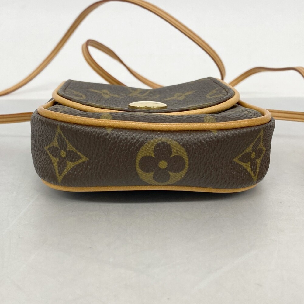 LOUIS VUITTON Brown Monogram Pochette Shoulder Bag - Picture 3 of 9